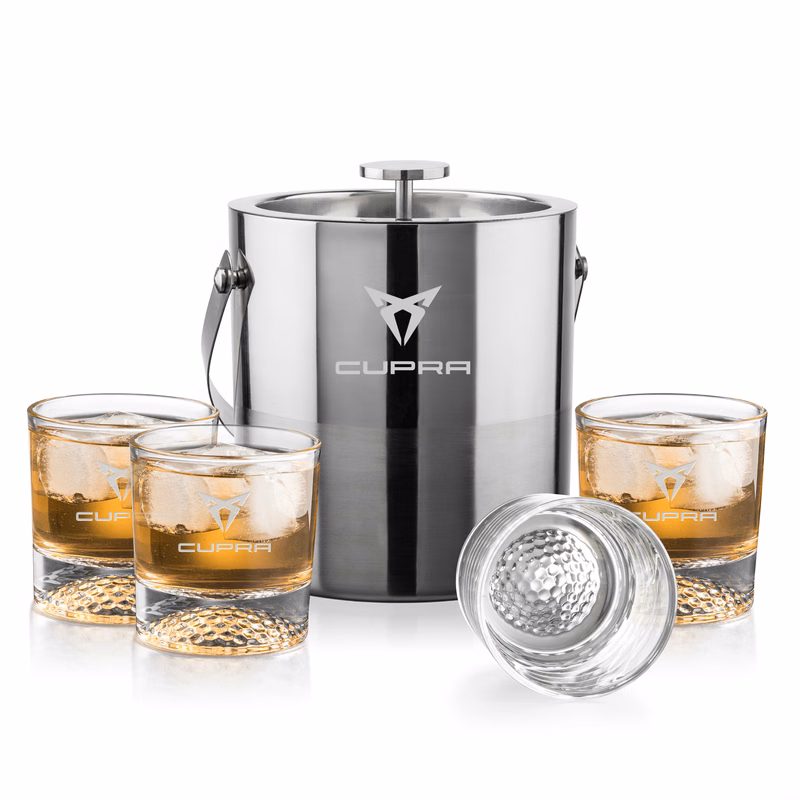 Catania Ice Bucket & Fairway On-the-Rocks Set