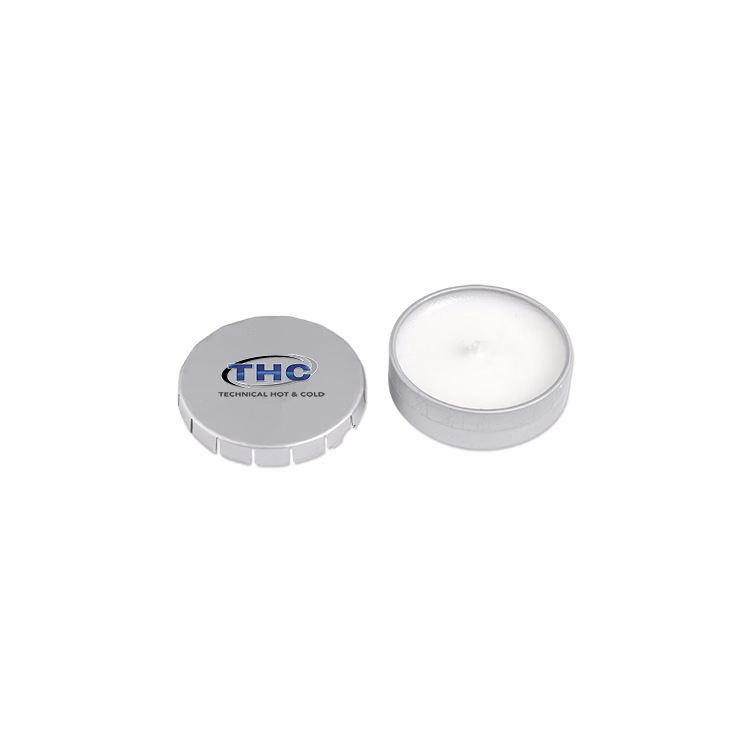 13g Silver Round Tin Candle
