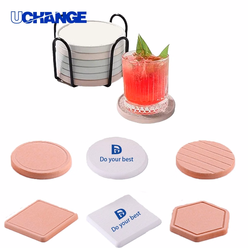 Custom-Shaped Diatomaceous Coaster Mat
