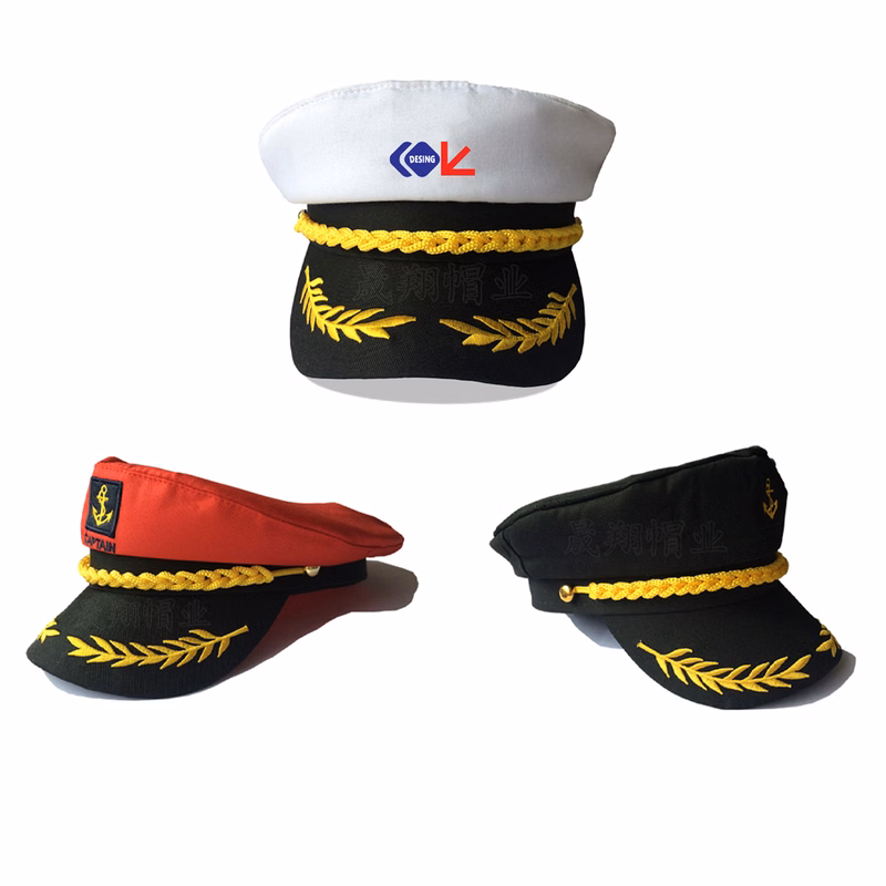 Sailor 23"D Marine Captain Yacht Cap Costume Hat