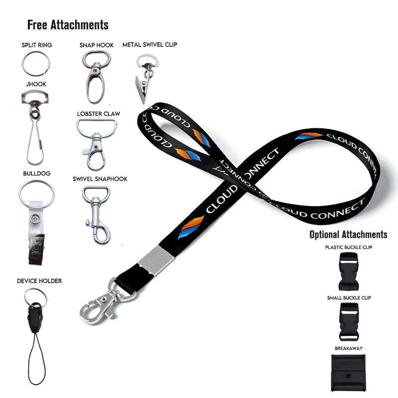 1/2" DYE SUBLIMATED LANYARD 1