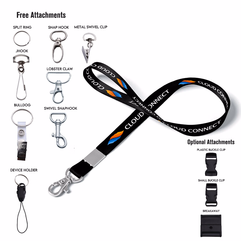 1/2" DYE SUBLIMATED LANYARD