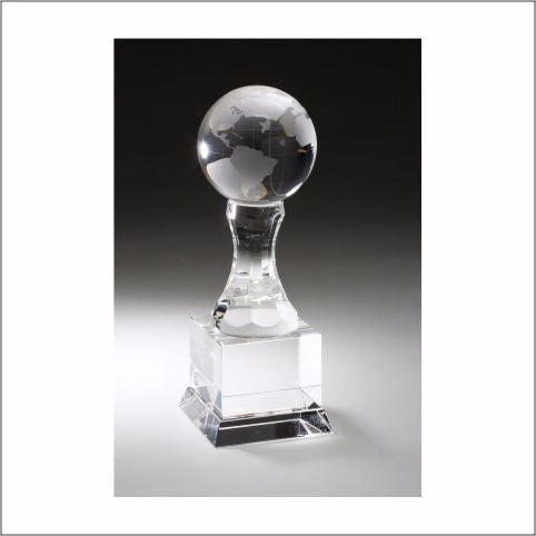 Crystal Globe On Stem