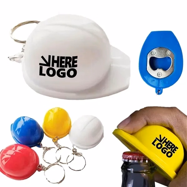 Hard Hat Bottle Opener Key chain