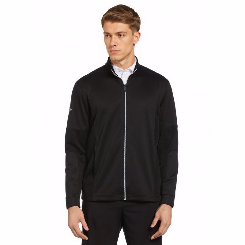 Men's Long Sleeve Full Zip Ottoman Jacket