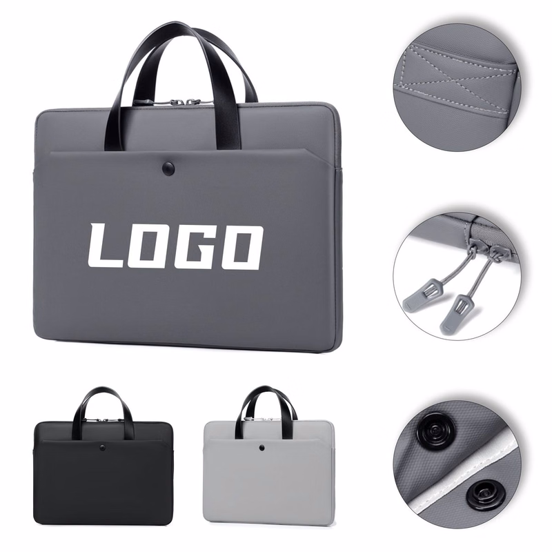 Water Resistant 14 Inch Computer Briefcase for Work