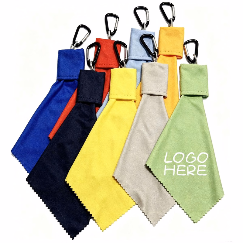 Carabiner Microfiber Eyeglass Cloth