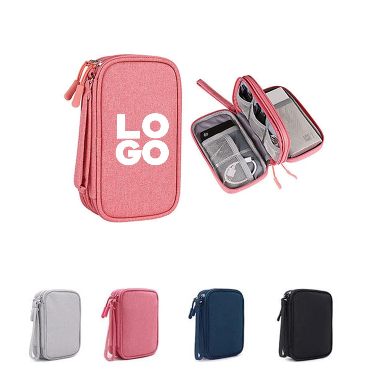 Canvas Electronics Accessories Organizer Box 1