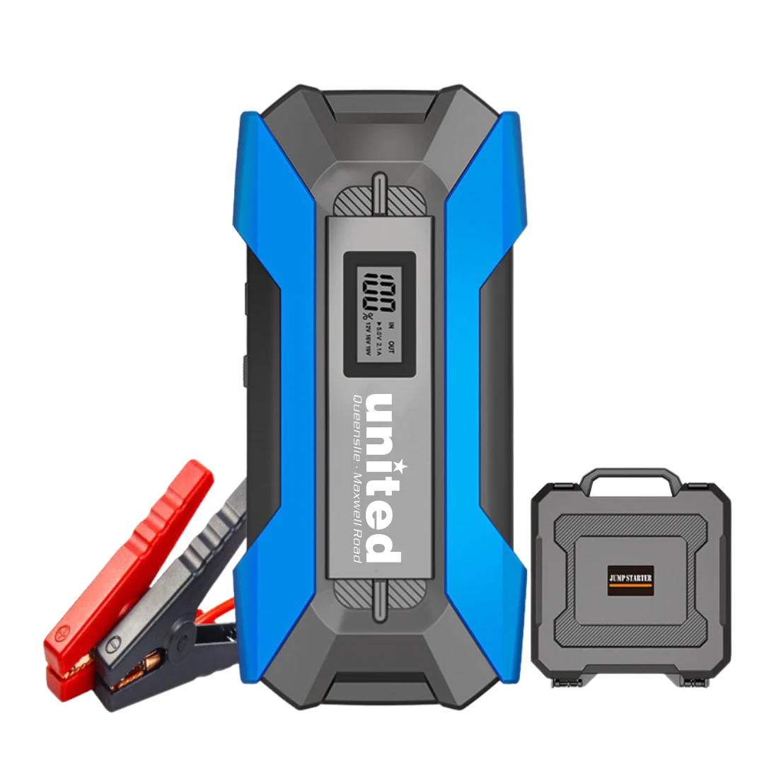 Fast-Charge Car Jumper with Smart Clamps & Tool Box (For 3.0L Engines) 1