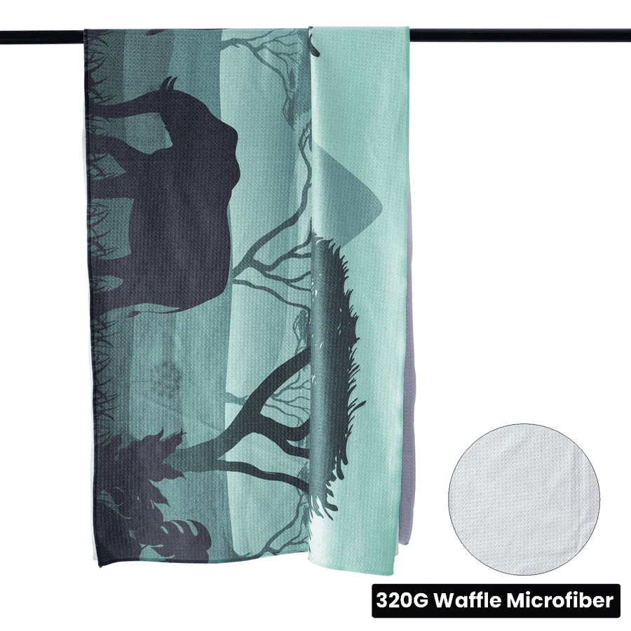 Rush - Sublimation Waffle Beach Towel 1