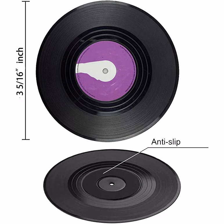 Vinyl Record Drink Coaster