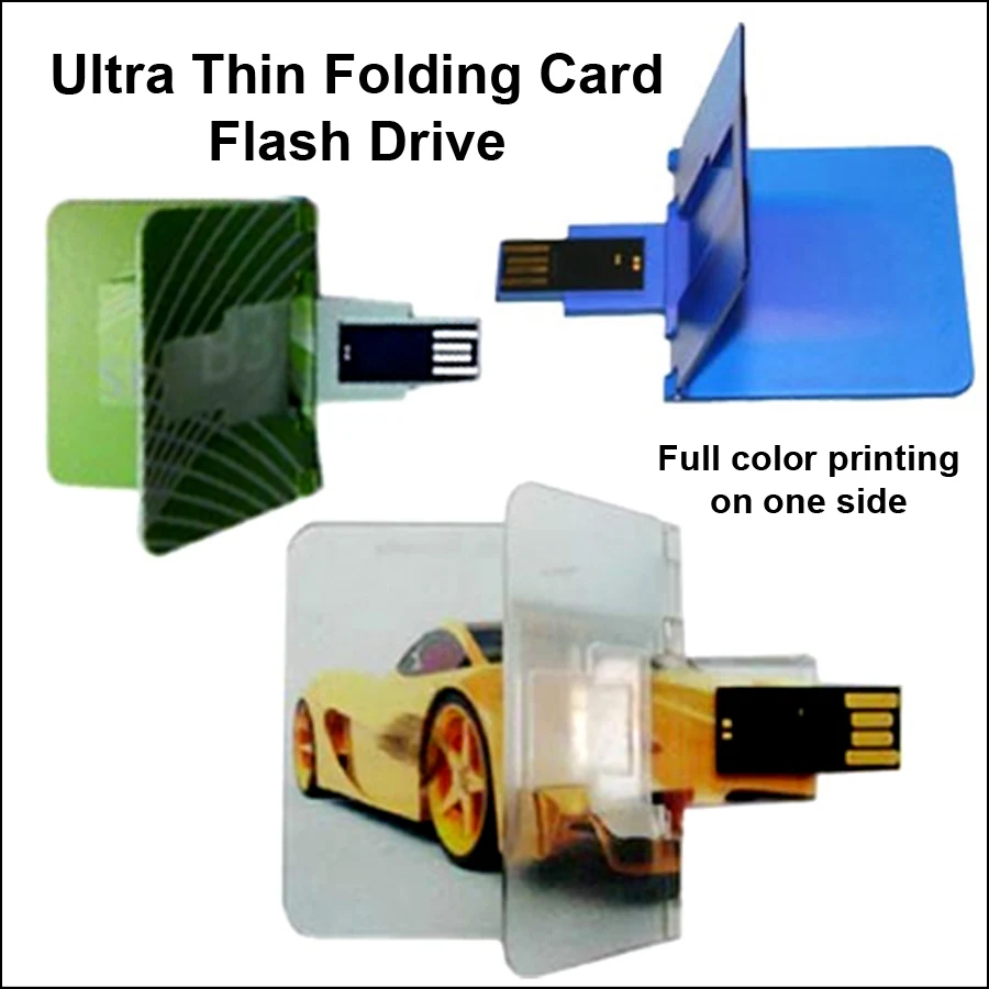 Ultra Thin Folding Card Flash Drive / USB - 64 GB Memory 1