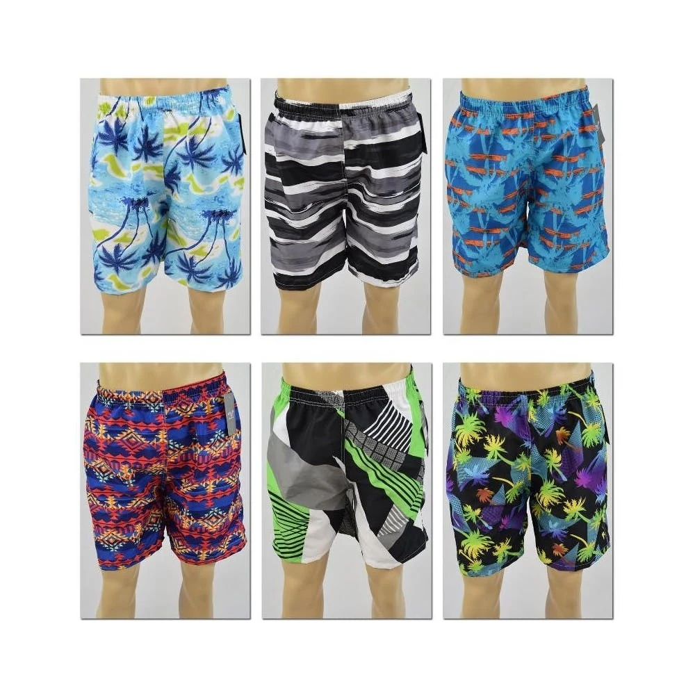 Men's Swim Trunks - Assorted Prints M - 2X 1