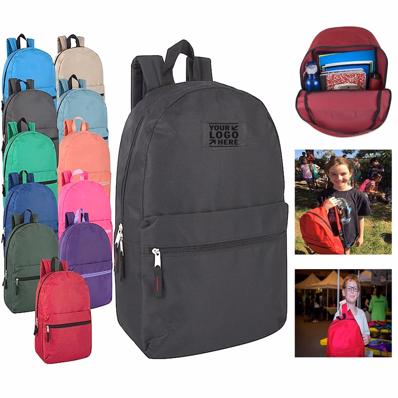 24 Pack Boys Girls Classic In Bulk Wholesale Back Packs