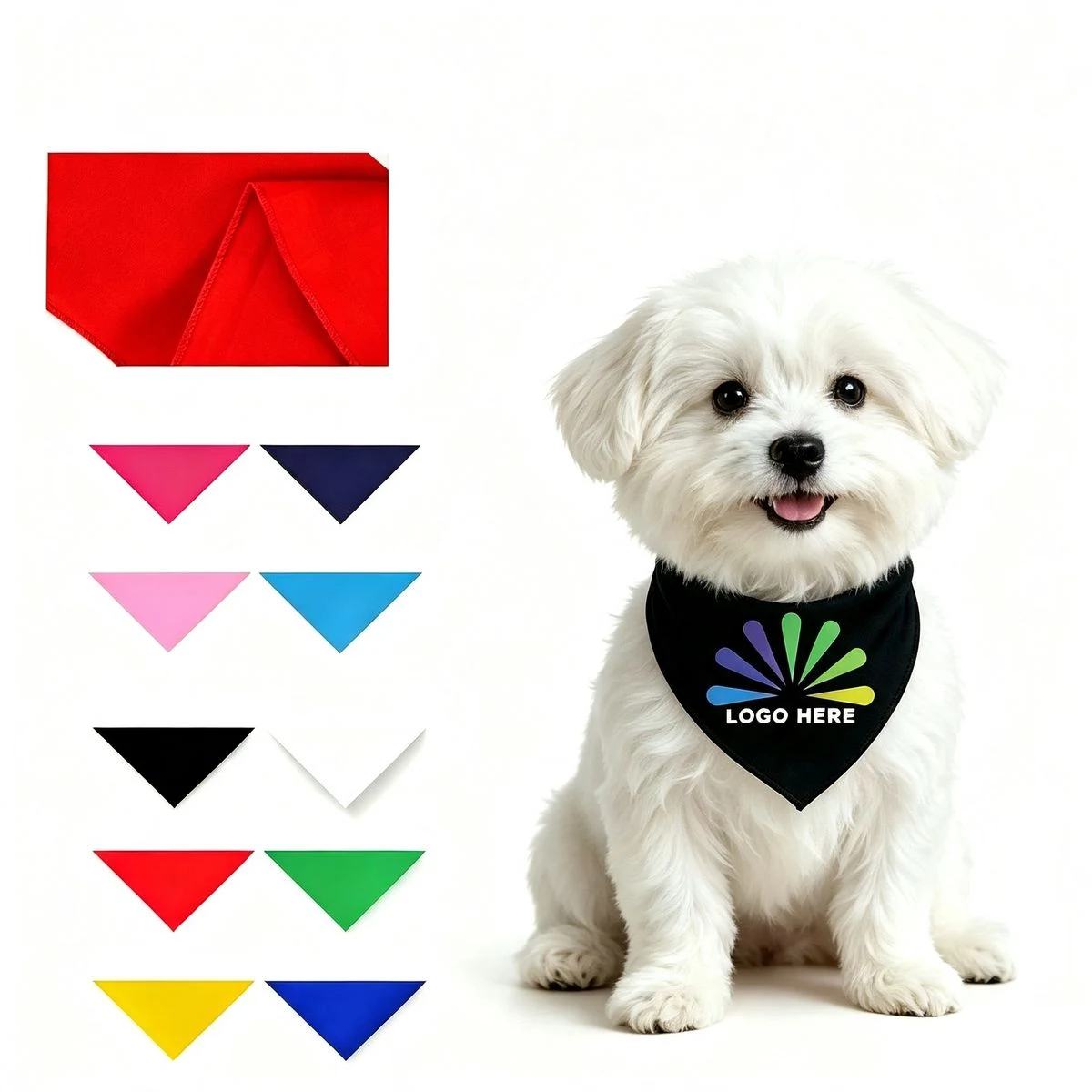 Solid Hue Pet Spit Rag 1