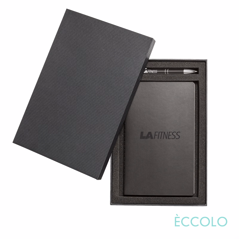 Eccolo® Single Meeting Journal/Clicker Pen Set - Pack of 4
