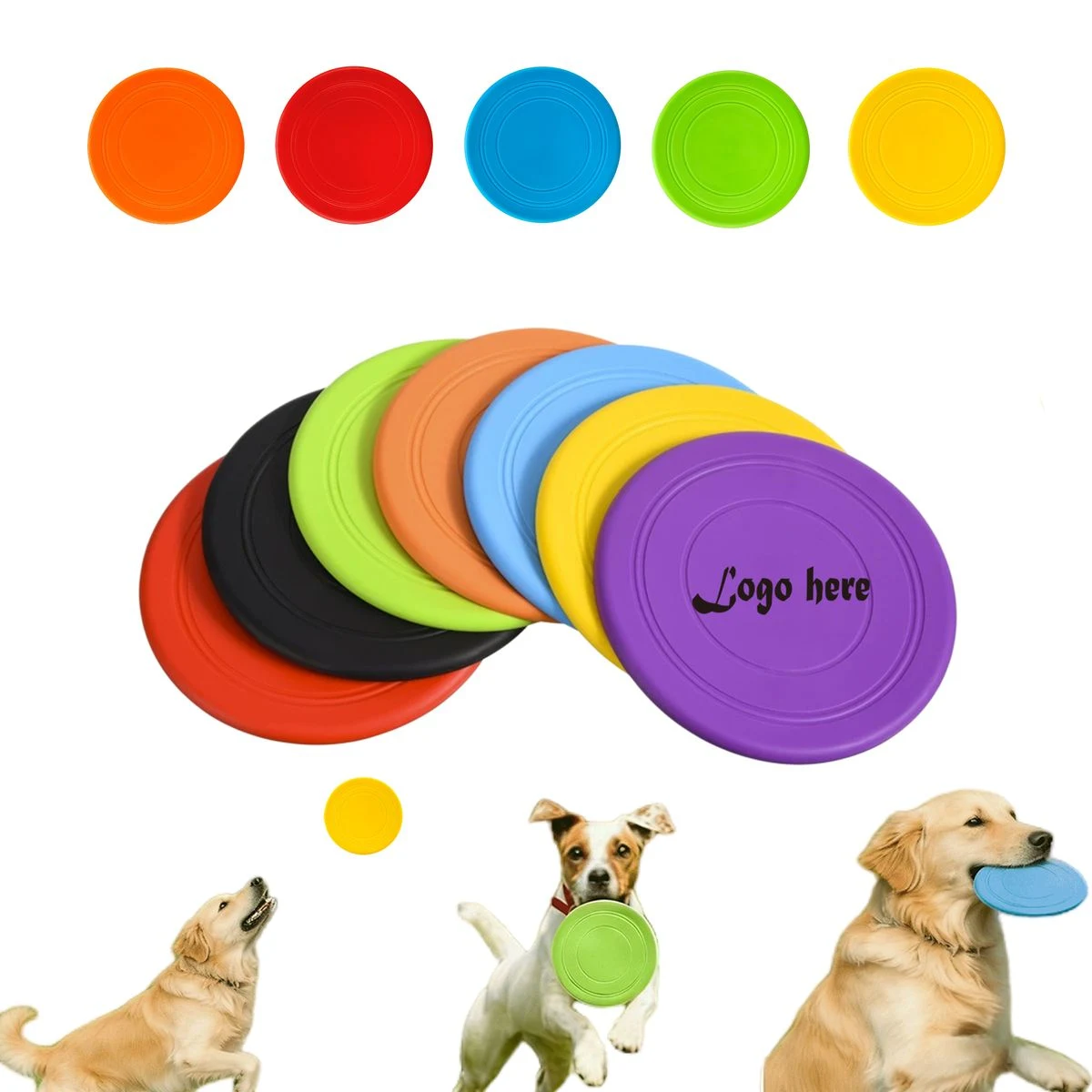 Soft TPR Floating Pet Training Disc 1