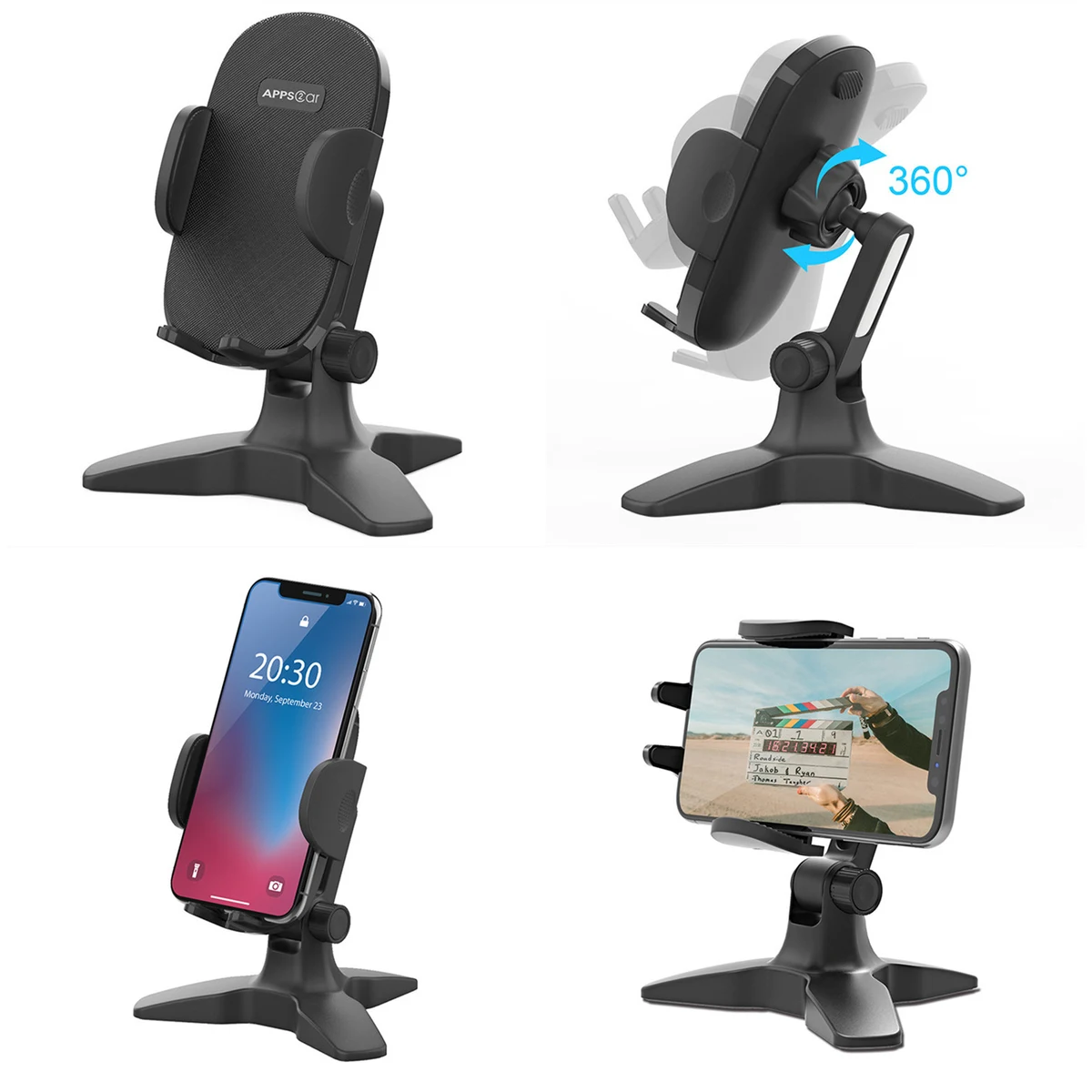 360 Degree Adjustable Desk Phone Stand 1