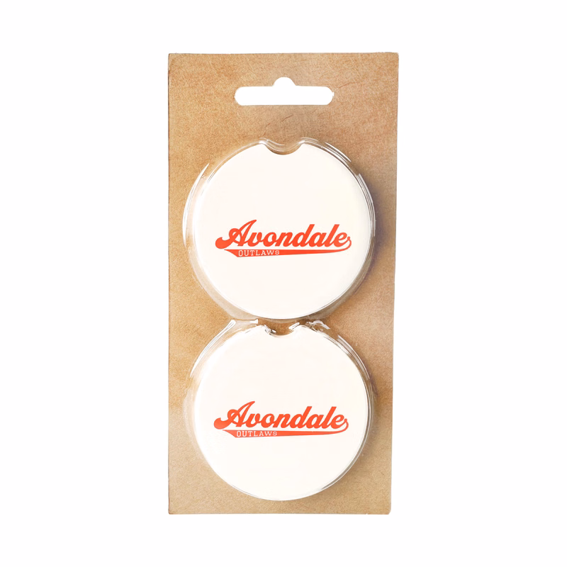 Absorbent Stone Car Coaster Set - 1 Color