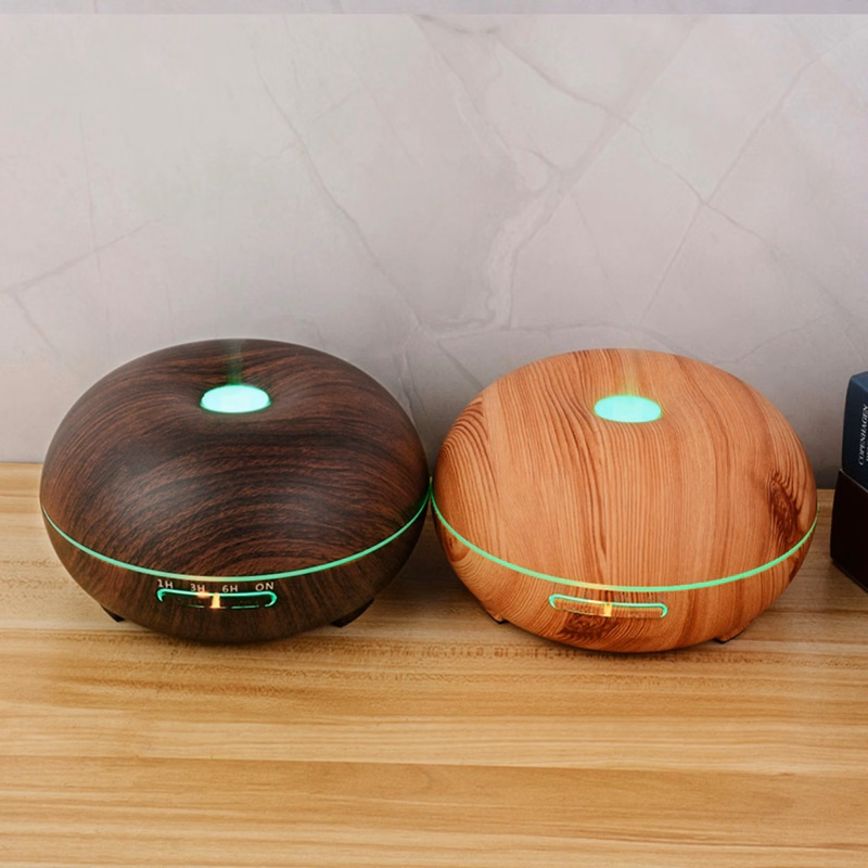 10 oz Wood Grain Oil Diffuser Humidifier