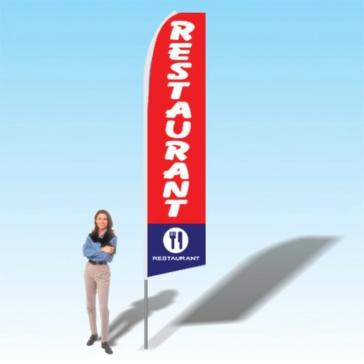 15FT Restaurant Advertising Banner Flag 1