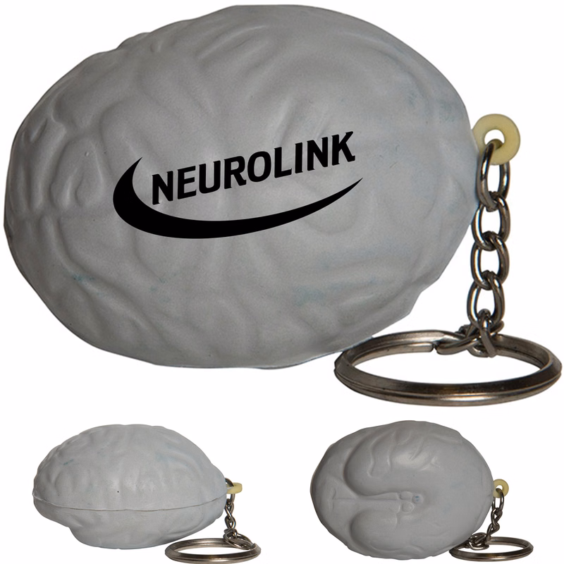 Brain Stress Reliever Keychain