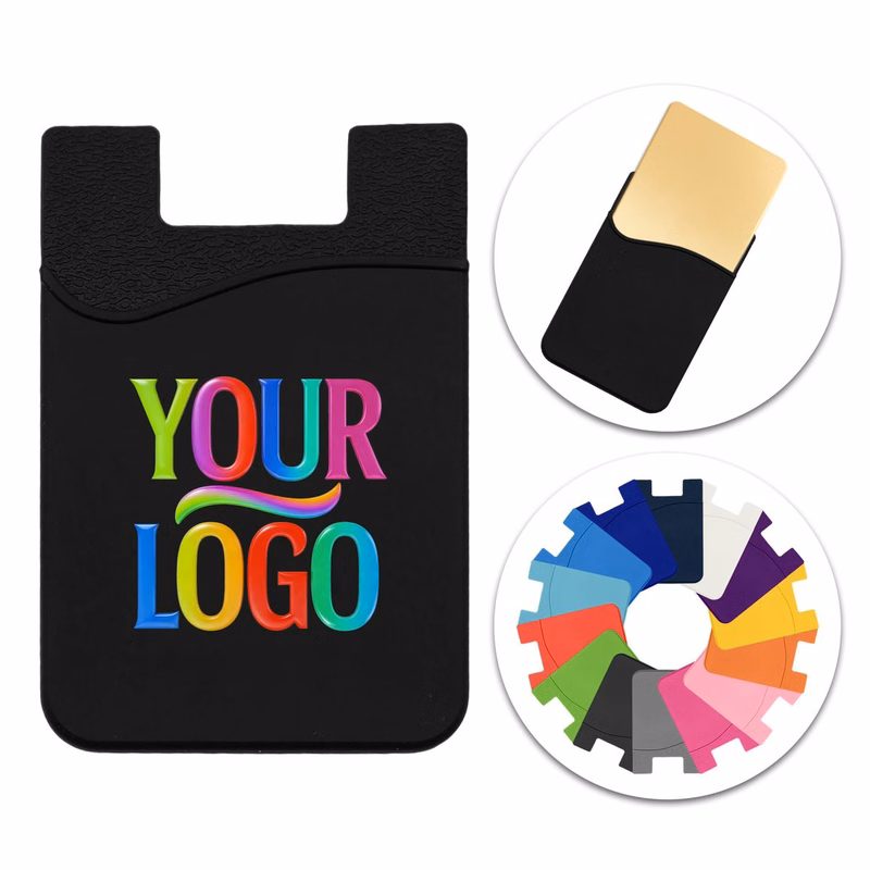 Universal Adhesive Silicone Phone Wallet Card Holder