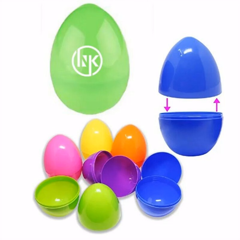 Empty Plastic Easter Eggs with custom logo