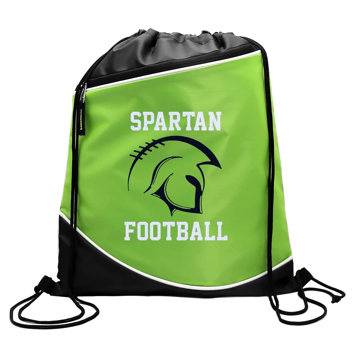Campus Pack - 210D Drawstring with Zipper Pocket 1