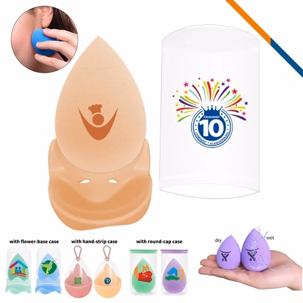 Custom Non-Latex Dual-Use Makeup Sponge — Reusable Beauty Essentials for Professionals