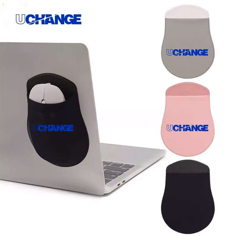 Self-Adhesive Laptop Mouse Storage Pocket