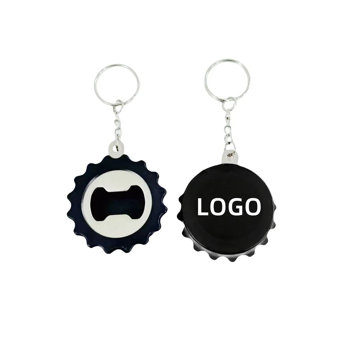 MOQ Beer Bottle Cap Keychain Opener 1