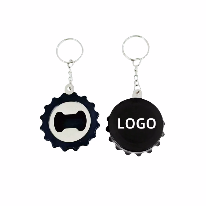 MOQ Beer Bottle Cap Keychain Opener