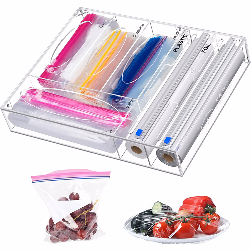 Plastic Wrap Storage Organizer