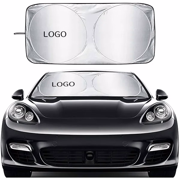 The Car Shade with Upf-50 UV Windshield Sunshade