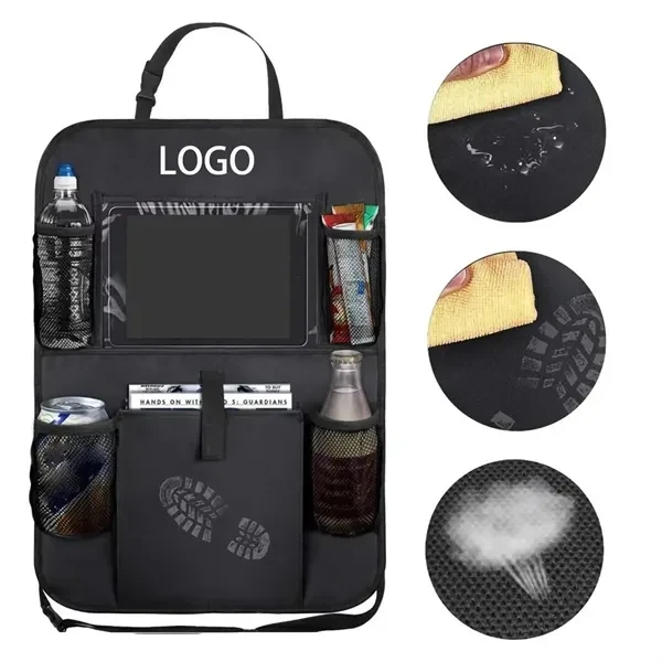 Backseat Car Organizer, Kick Mats Back Seat Protector with T 1