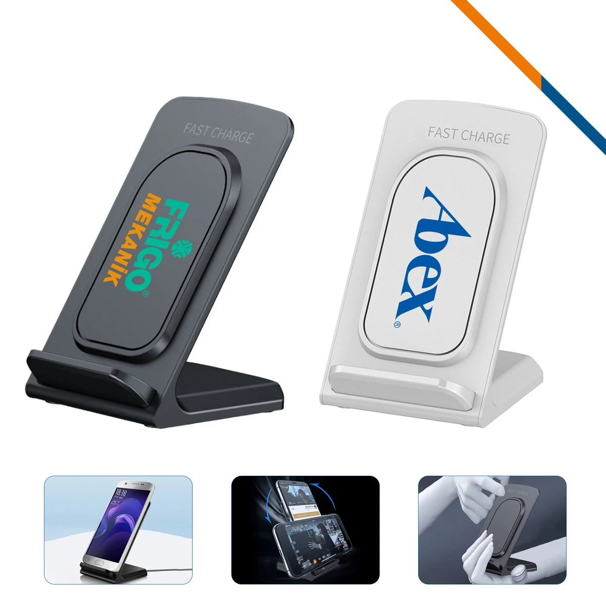 VoltFree 15W Wireless Fast Charger Stand 1