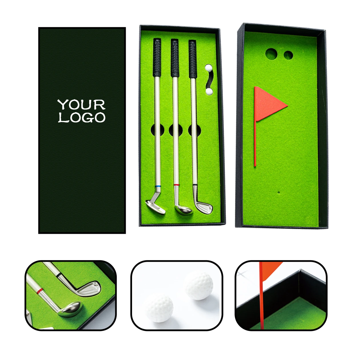 MOQ 20 PCS Golf Pen Gift Set 1