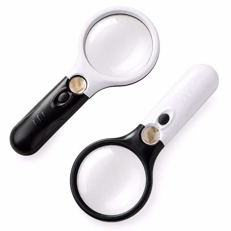 Led Handheld Magnifying Glass