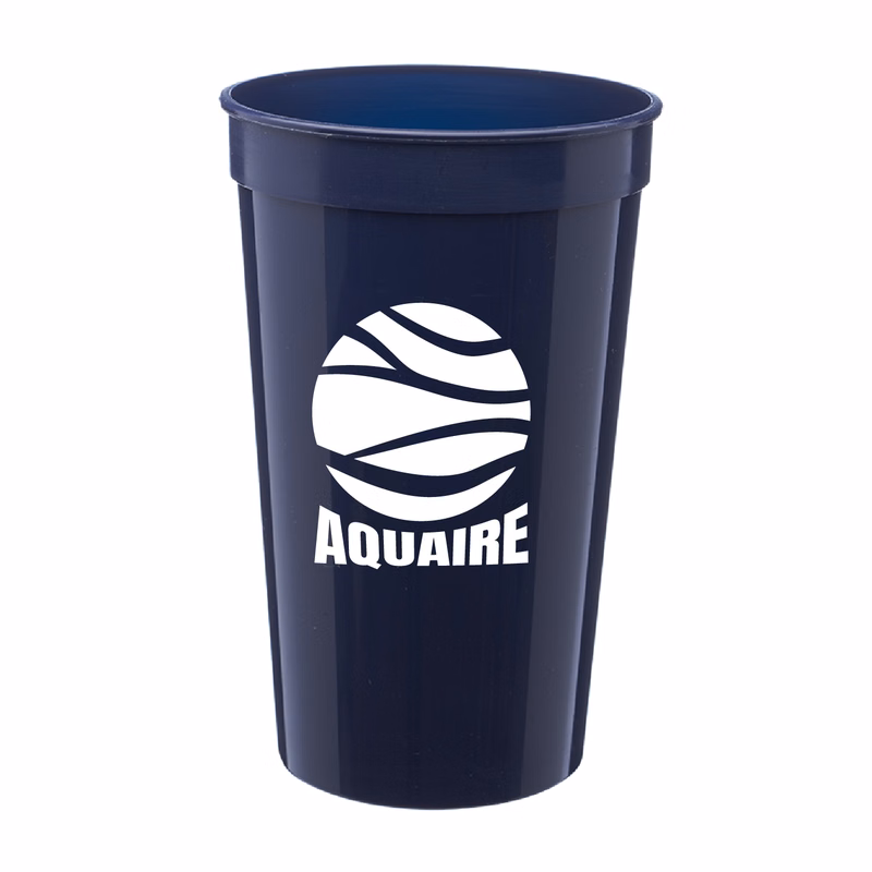 22 oz. Fantastic Plastic Stadium Cup (1 Color Imprint)