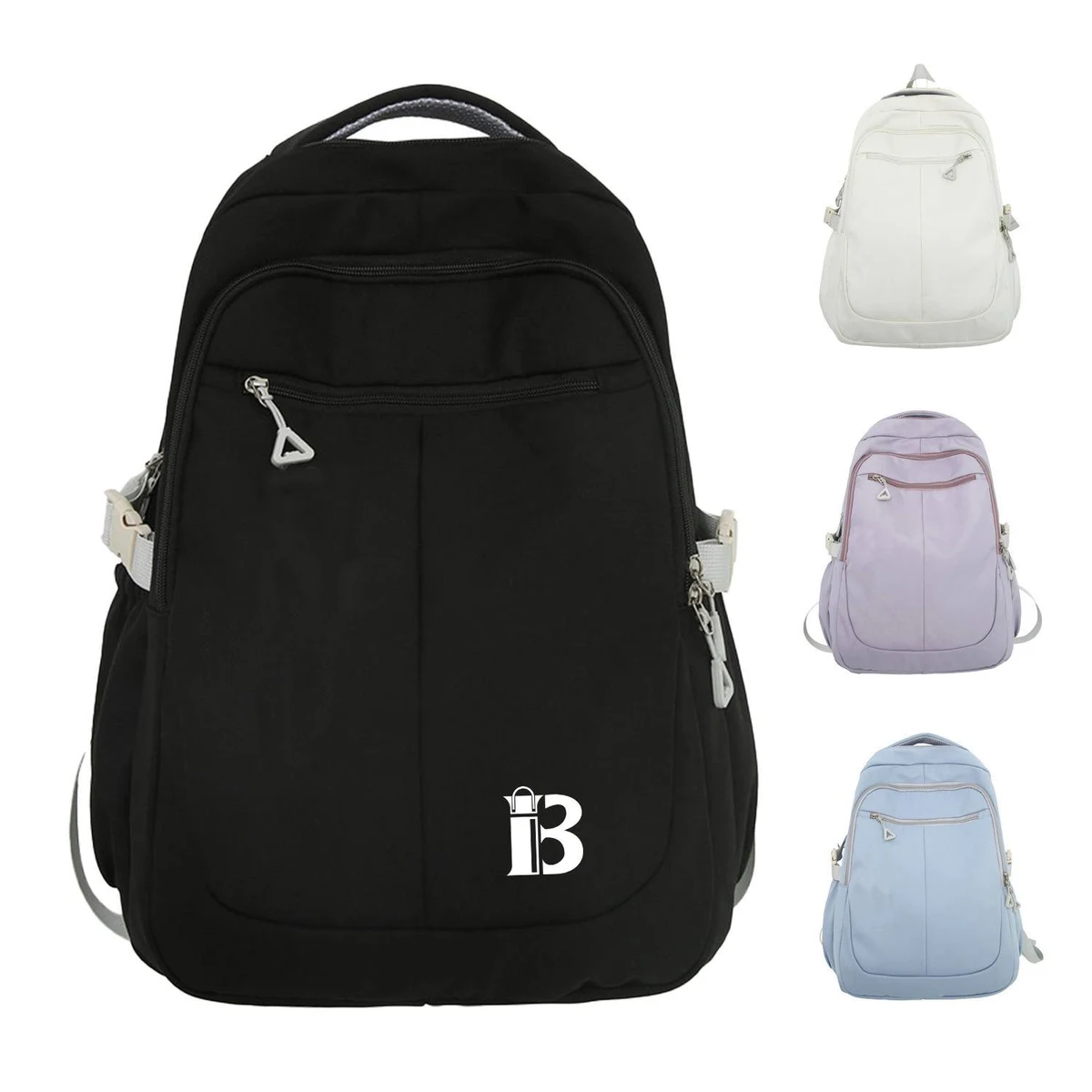 Nylon Bookbags Shoulder Laptop Backpack 1