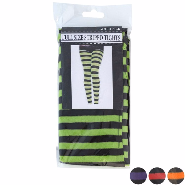 Women's Striped Tights - 3 Color Combinations
