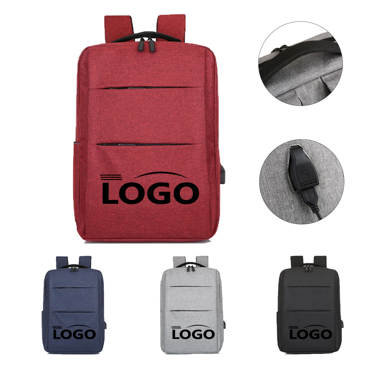 Rechargeable Lightweight Work Laptop Bag 1