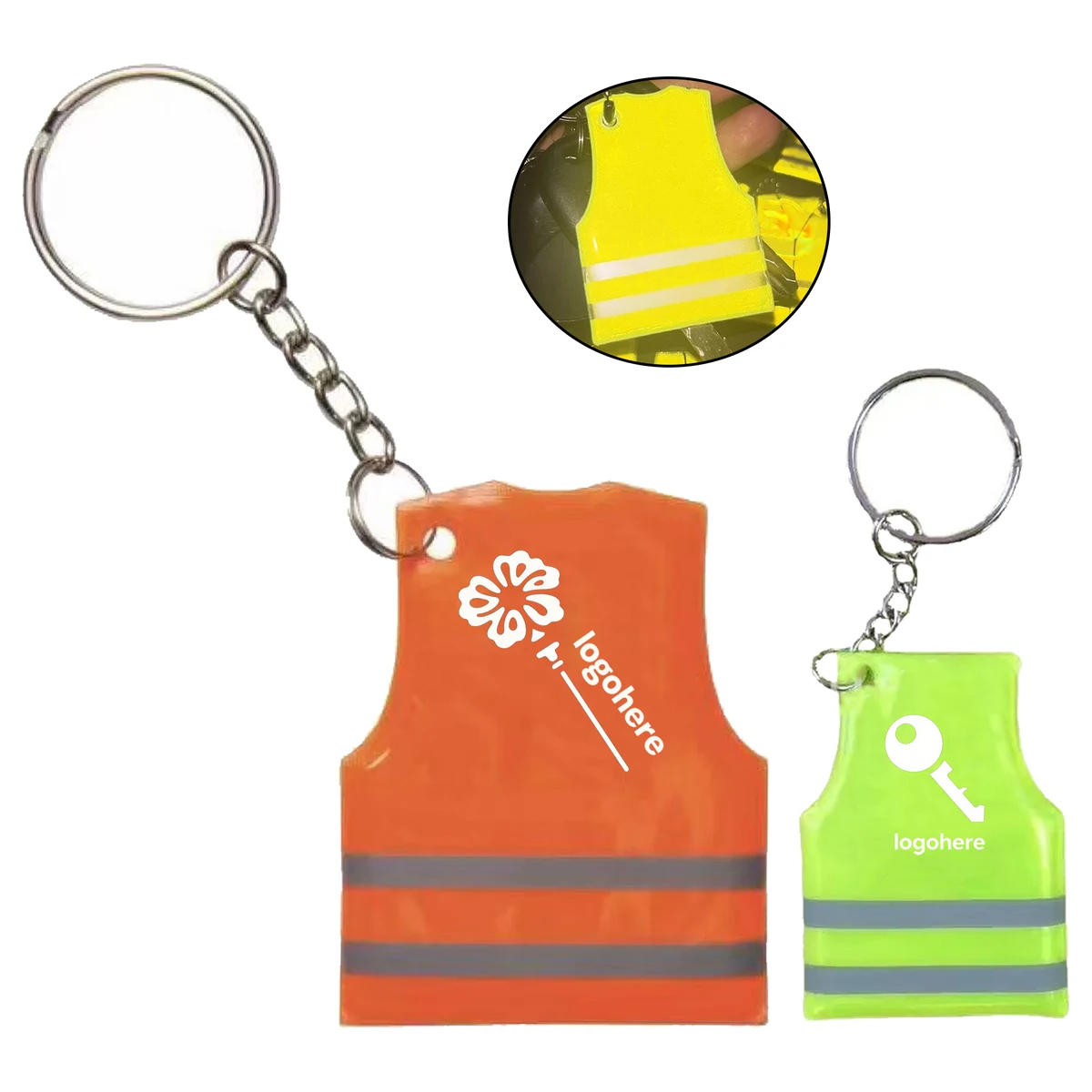 Emergency Reflective Key Ring 1