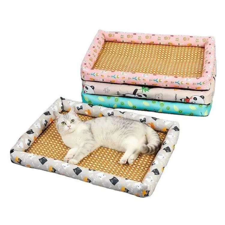 Rattan Pet Cooling Mat 1