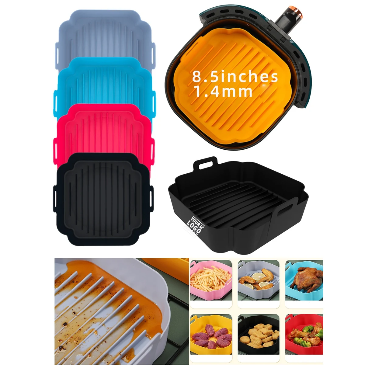 Silicone Air Fryer Liner 1