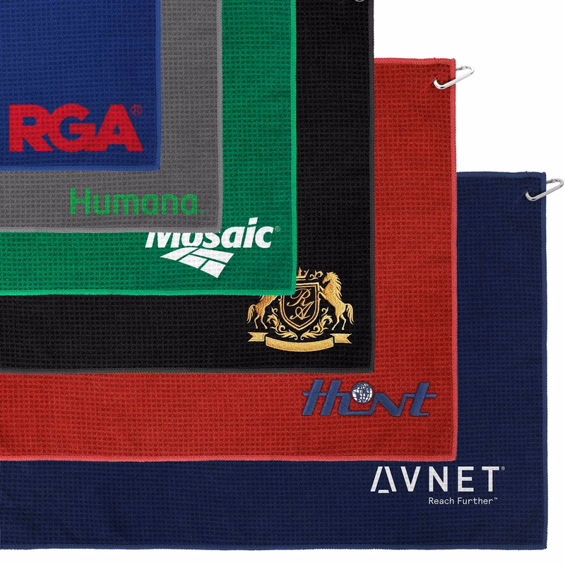 The Waffle Microfiber Golf and Cleaning Towel