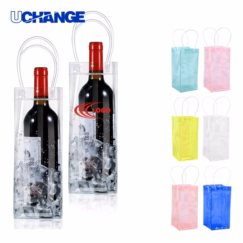 Collapsible Clear Wine Pouch for Travel
