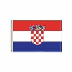 National Flag, Croatia, Double-Sided - 96"W x 60"H