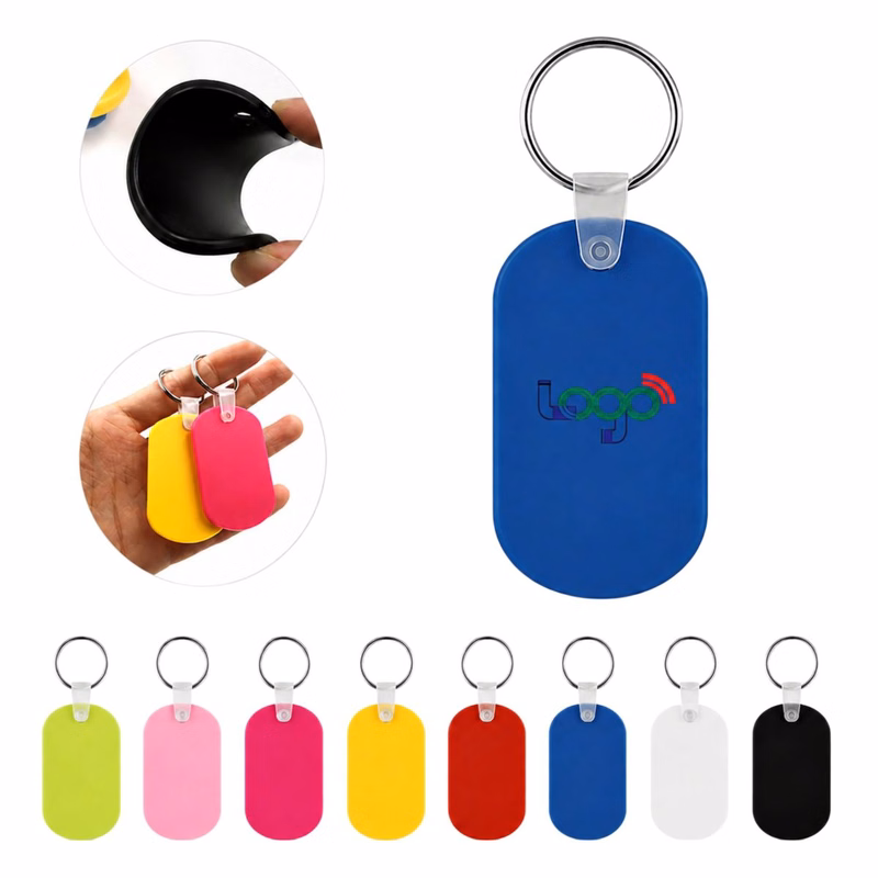 Custom Soft PVC Oval Keychain
